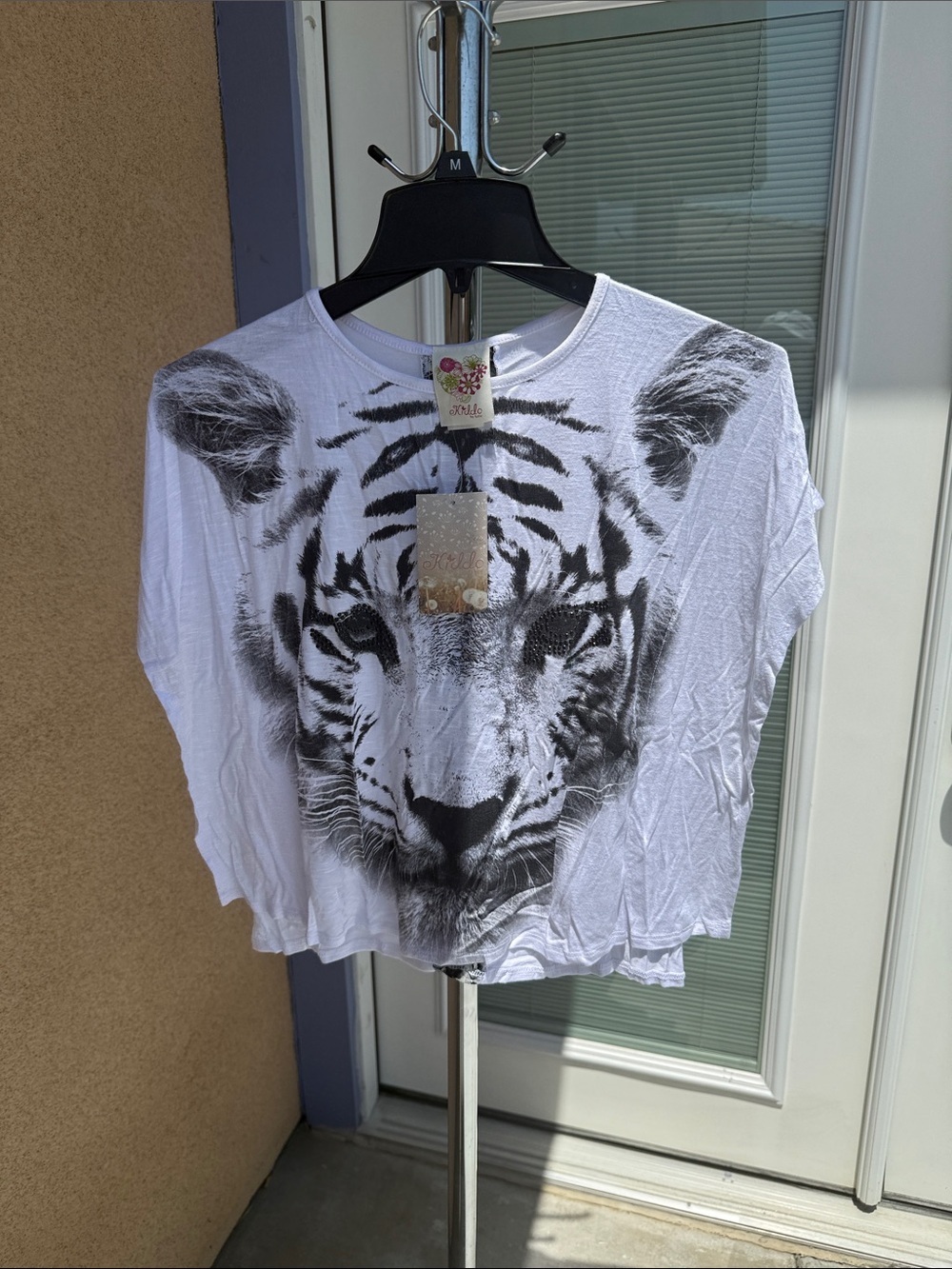 Kitschy Kiddle by Katie White Tee with Black Graphic